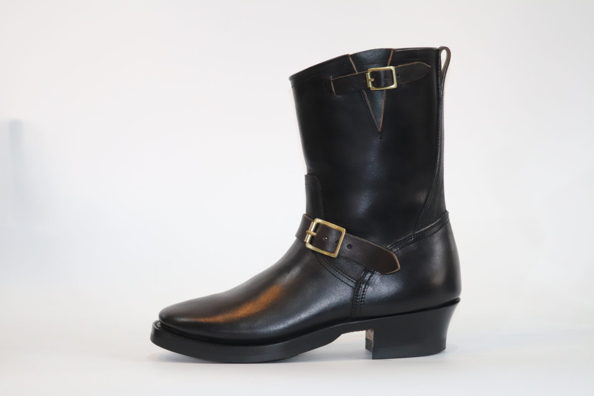 Black engineer boots Clearance